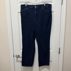 Christopher and Banks Navy Straight Leg Jeans